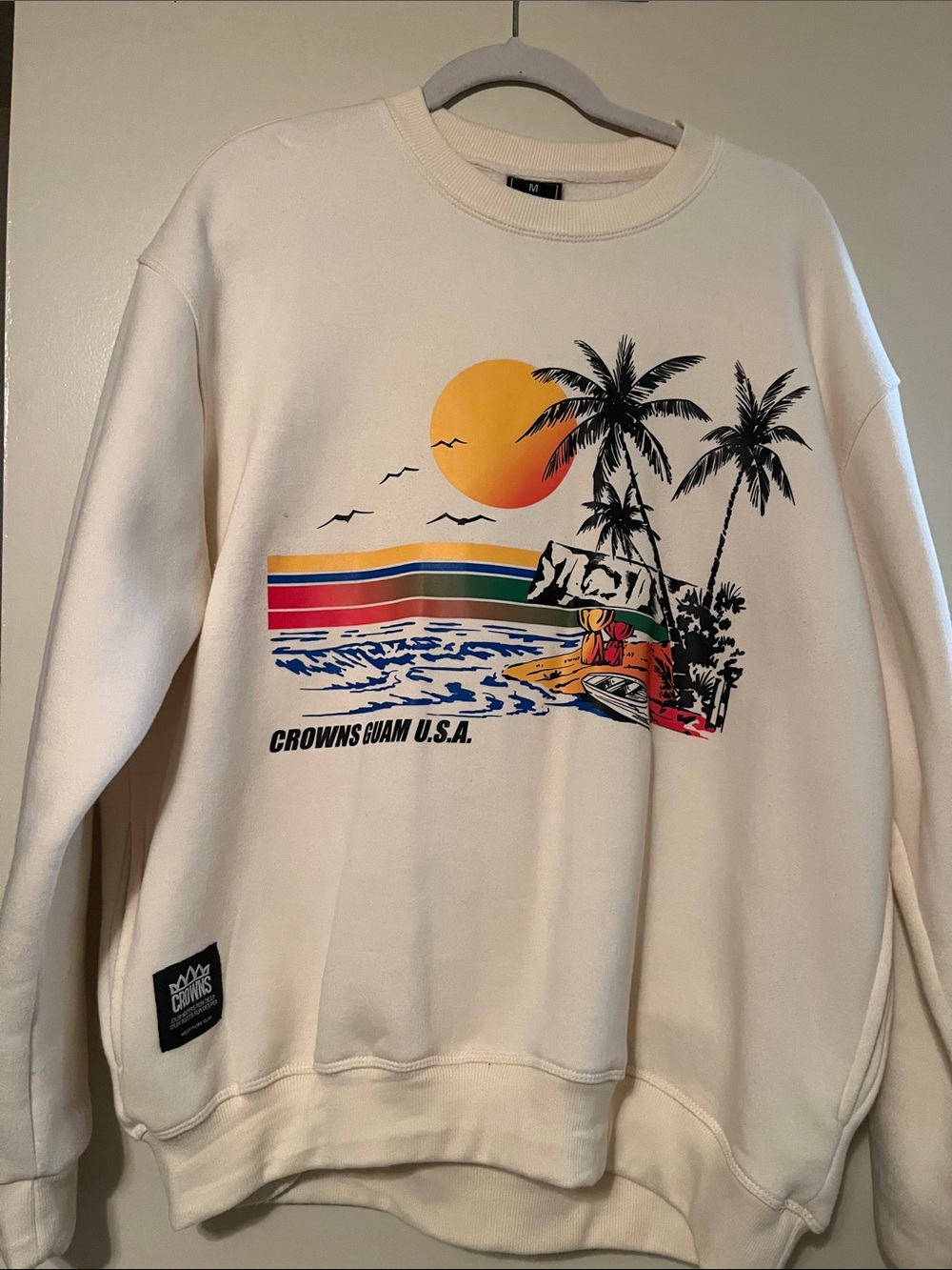 CROWNS Guam sweatshirt with pockets